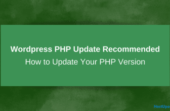 Solution: WordPress PHP Update Recommended