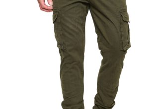 New Men Elasticated Cargo Combat Work Cotton lightweight Trousers Pants Bottoms