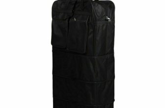 Extra Large 44-Inch Folding Travel Duffle Bag with Wheels and Zip Cargo Holdall