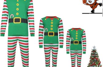 UK Christmas ELF Pyjamas Family Matching Xmas Kids Sleepwear Ladies Mens PJs Set