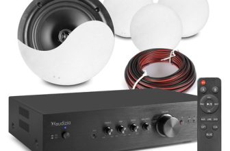 Bluetooth Ceiling Speaker System with 4x NCSS6 6.5″ Speakers & AD200B Amplifier