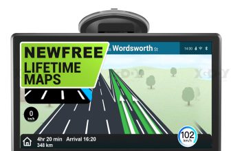 XGODY 718 HGV LGV Lorry SAT NAV Car Truck GPS Navigation Speed Warning POIs 16GB