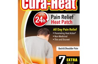 Cura Heat Pads Back & Shoulder 7 Heat Patches 24H Warm Pain Relief