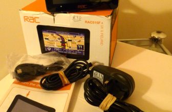 RAC 515F 4.3 inch Sat Nav Boxed With All Accessories & User Instructions -Tested
