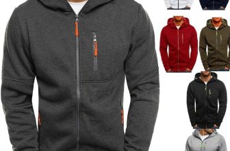 Mens Hoodie Fleece Warm Hooded Jacket Coat Sweatshirt Work Winter Zip Up Jumper
