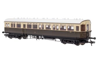 Dapol GWR Autocoach 39 GWR Shirtbutton Choc/Cream (DCC-Sound) OO Gauge