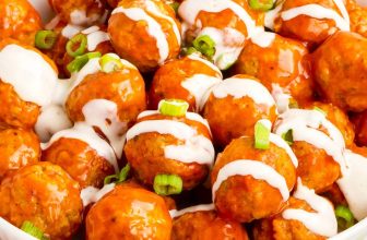 Crock Pot Buffalo Ranch Meatballs