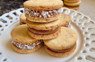 Coconut Alfajores: Tender, Buttery, and Filled with Dulce de Leche