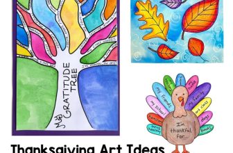 Thanksgiving Art Projects for Kids: Gratitude Tree, Thankful Turkey, Patterned Leaves