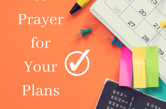 A prayer for your plans