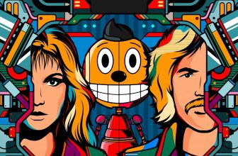 Italian Duo Creates Neon, Stained‑glass Pop Illustrations With Thick Black Lines And Explosive Colour Reimagining Cult Movies And Icons