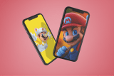 Nintendo Switch 2 inspired Mario wallpapers for iPhone