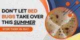 Don’t Let Bed Bugs Take Over This Summer—Stop Them in May