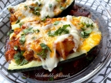 Delectable Victuals: Stuffed Giant Home-garden Zucchini