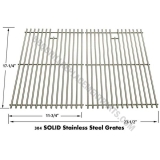 Replace Stainless Steel 2 Pack Cooking Grates for Weber 2261001, 3720301 Gas Grill Models