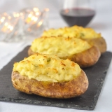 Twice Baked Potatoes with Smoked Cheddar & Thyme