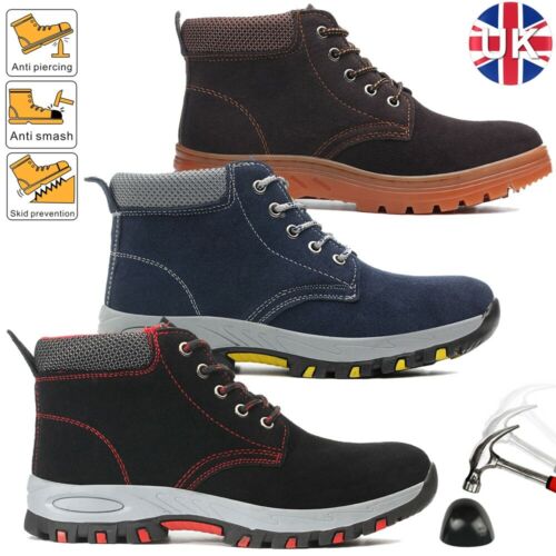 Mens Waterproof Safety Work Boots Steel Toe Cap Casual Shoes Trainers Hiking