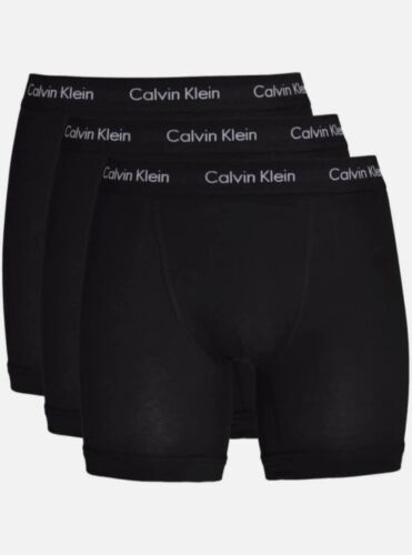 CHEAPEST!!!! Calvin Klein Men’s Brief Stretch Boxers 3 In 1 Pack All Black Body