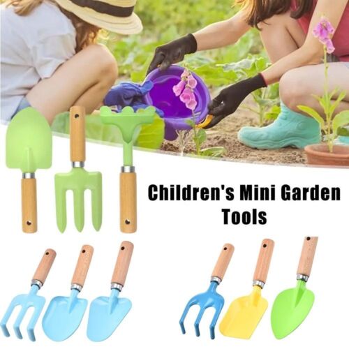 1/ 3PCS Kids Gardening Tools Set Small  Kids Yard Tools Children Beach Toys