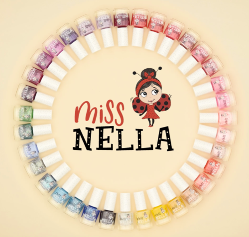 Kids Nail Polish Miss Nella Non-Toxic Peel-off Odour-less Water-based 4ML