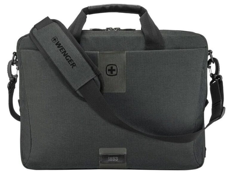 Brand New Wenger MX ECO Brief 16″ Laptop Briefcase with Tablet Pocket – Charcoal