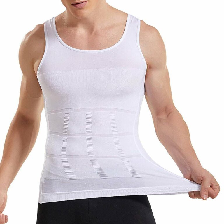 MEN SLIMMING BODY SHAPER BELLY TUMMY CONTROL COMPRESSION VEST UNDERWEAR SHIRT UK