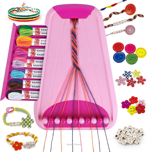 Friendship Bracelet Making kit, Arts and Crafts for Kids 8-12, Kids Jewelry Kit