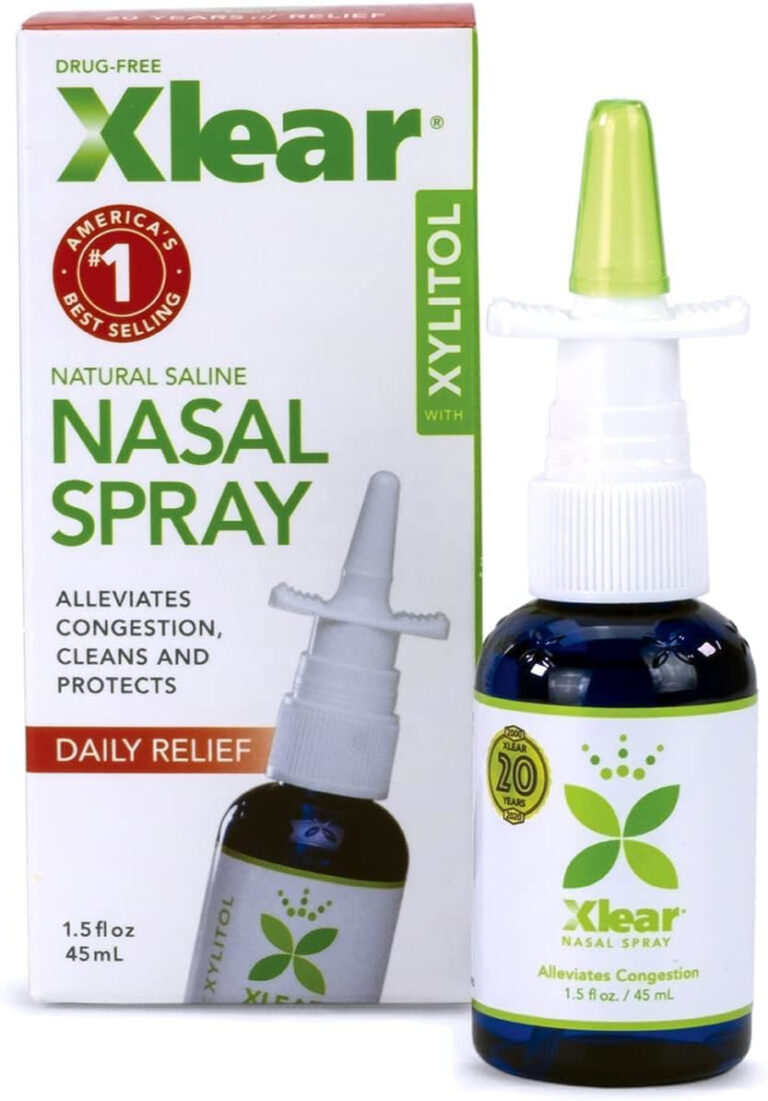 Xlear Sinus Care Saline Nasal Spray with Xylitol, 45ml (1.5oz)