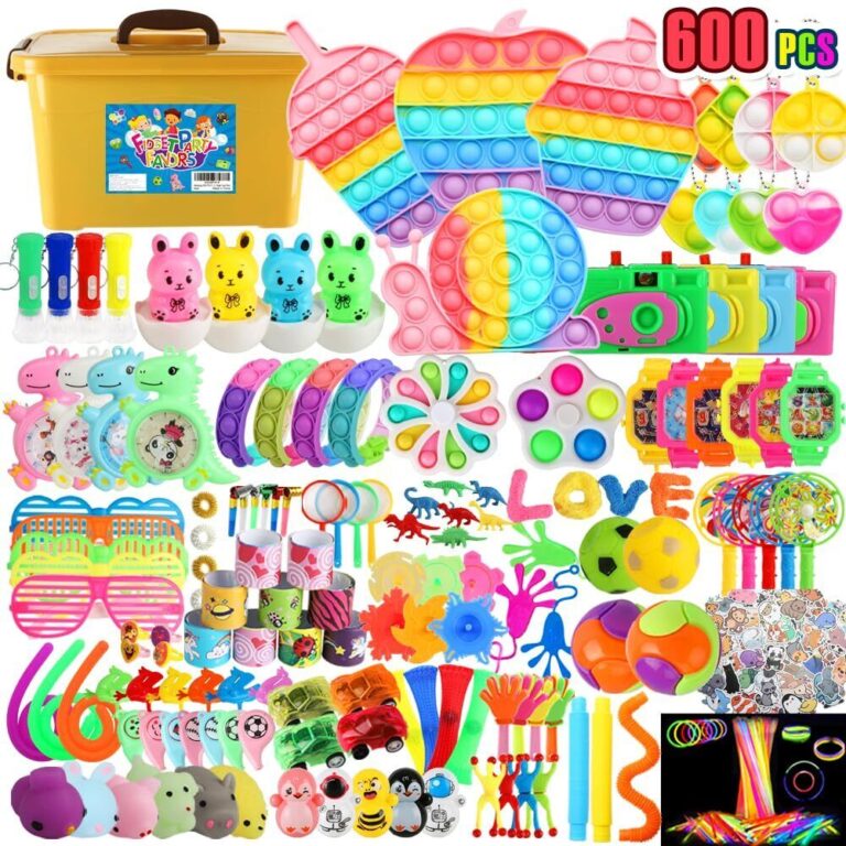 600 Pack Party Favors for Kids 8-12, Fidget Toys Set Sensory Toys Anxiety for…