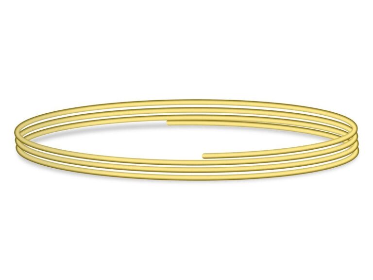 9ct Yellow Gold Round Wire pre cut 50/100/200mm fully Annealed Jewellery Craft