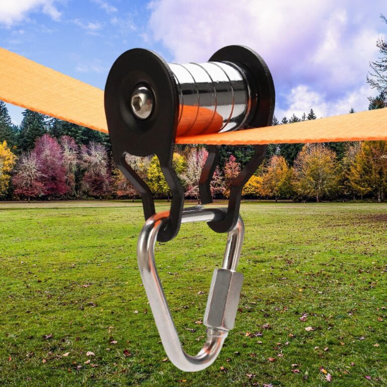 Slackline Pulley  Backyard Fitness Equipment Kids Zip Line Kit for Garden