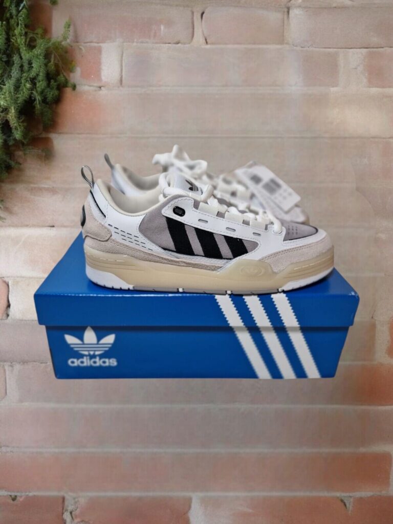 adidas Originals Adi2000 Trainers in White, Grey and Black Size UK 6 Brand New