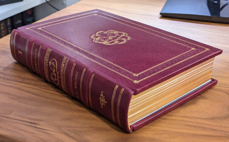 Leather-bound, illustrated edition of Tairen Soul by C.L. Wilson