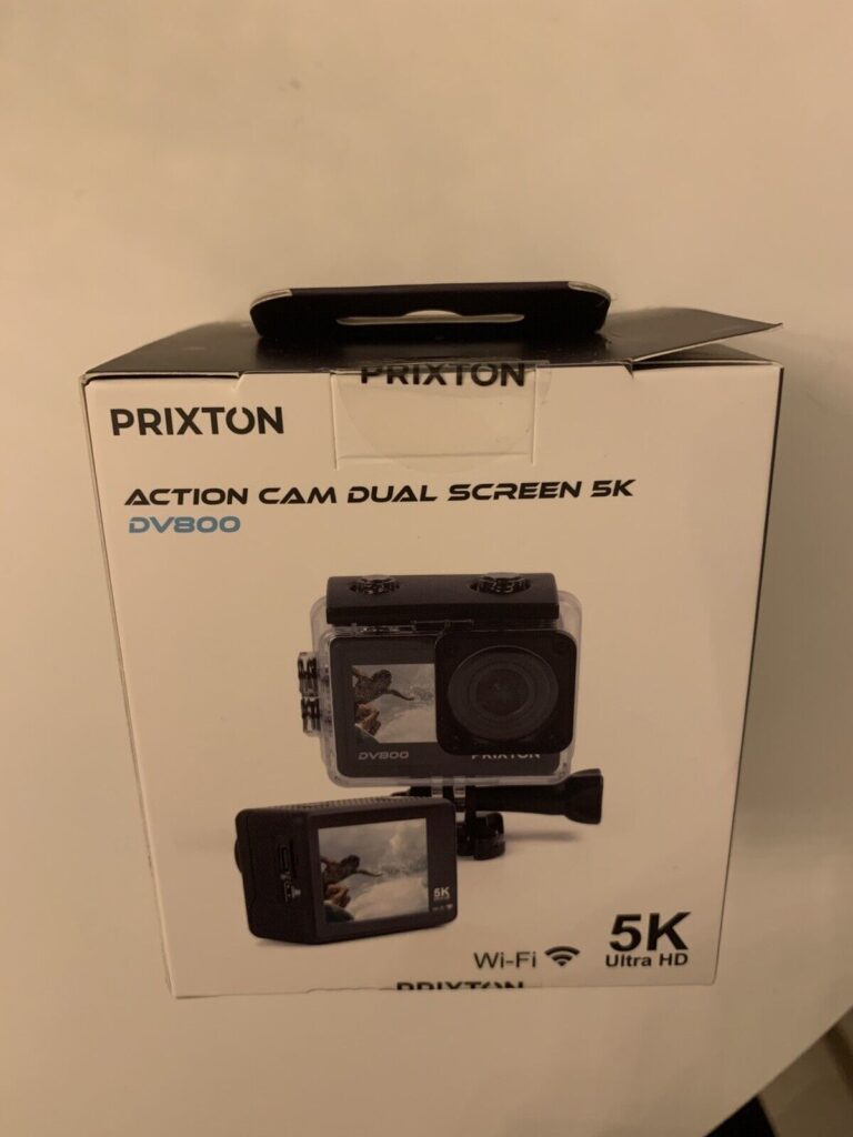 DV800 Prexton Action Dual Screen 5K Wi-Fi Ultra HD Video Camera Sealed