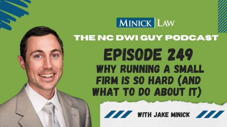 Episode 249: Running a Small Firm