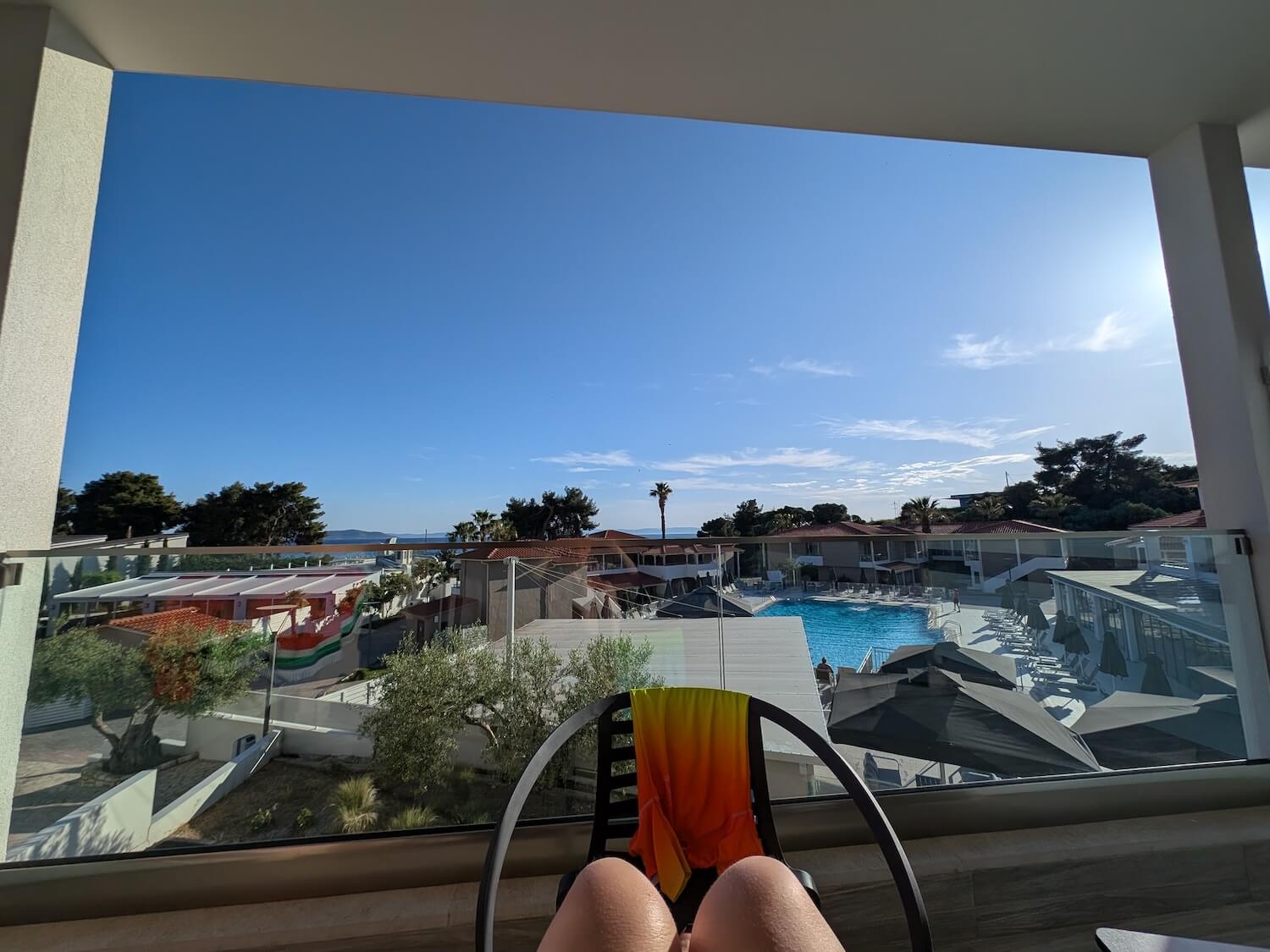 View from the balcony 