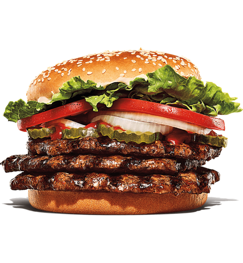 Burger King Triple Whopper with Cheese