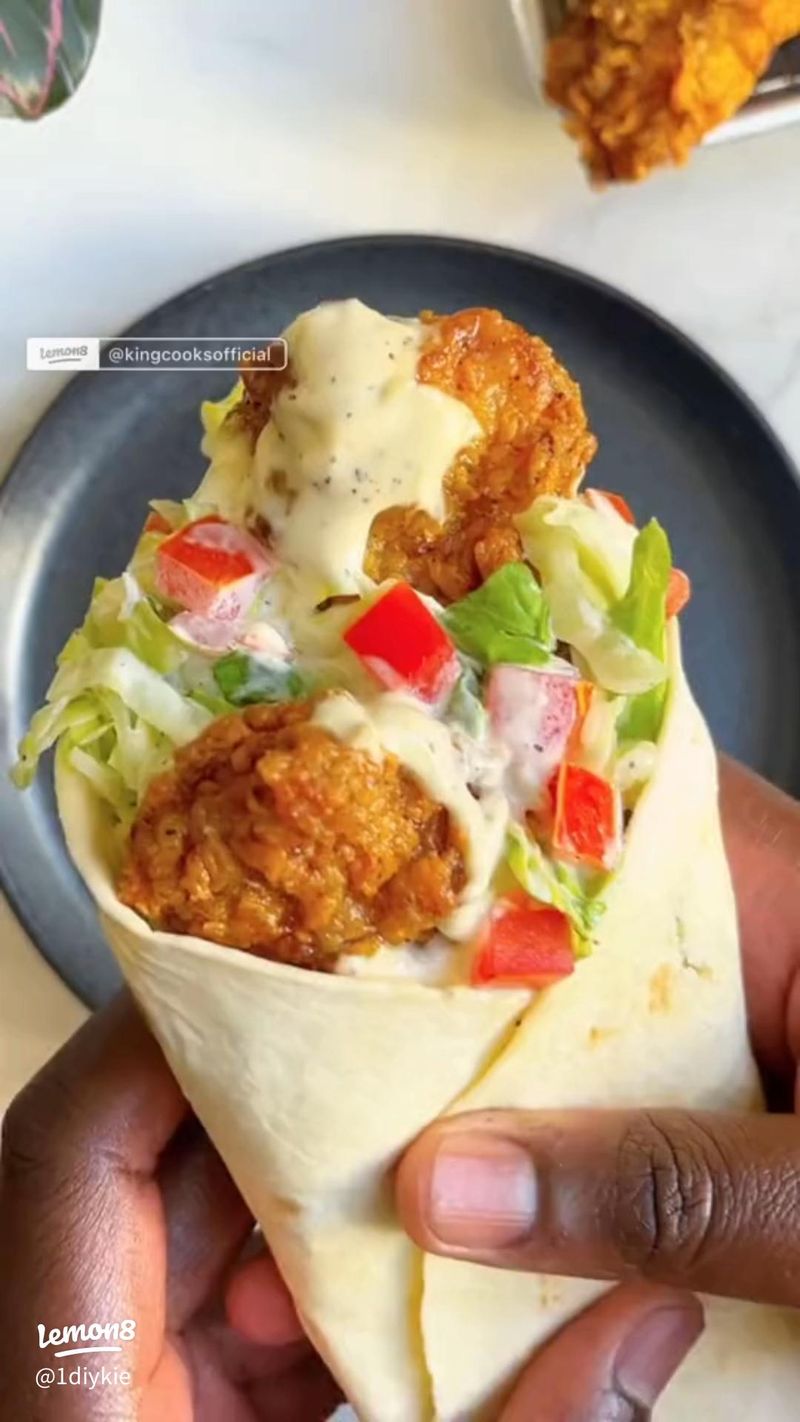 Crispy Chicken Truffle Wrap