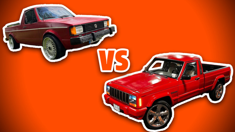 1981 VW Caddy vs 1988 Jeep Comanche Eliminator