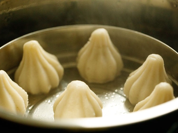 steamed modak. 