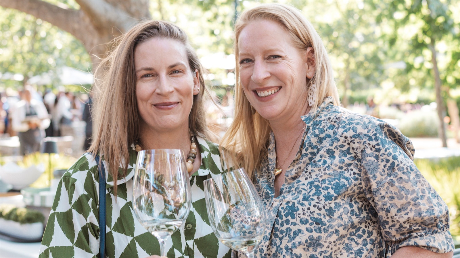  Chiara and Carissa Mondavi at the 2025 Wine Spectator Bring Your Own Magnum Party in Napa Valley.