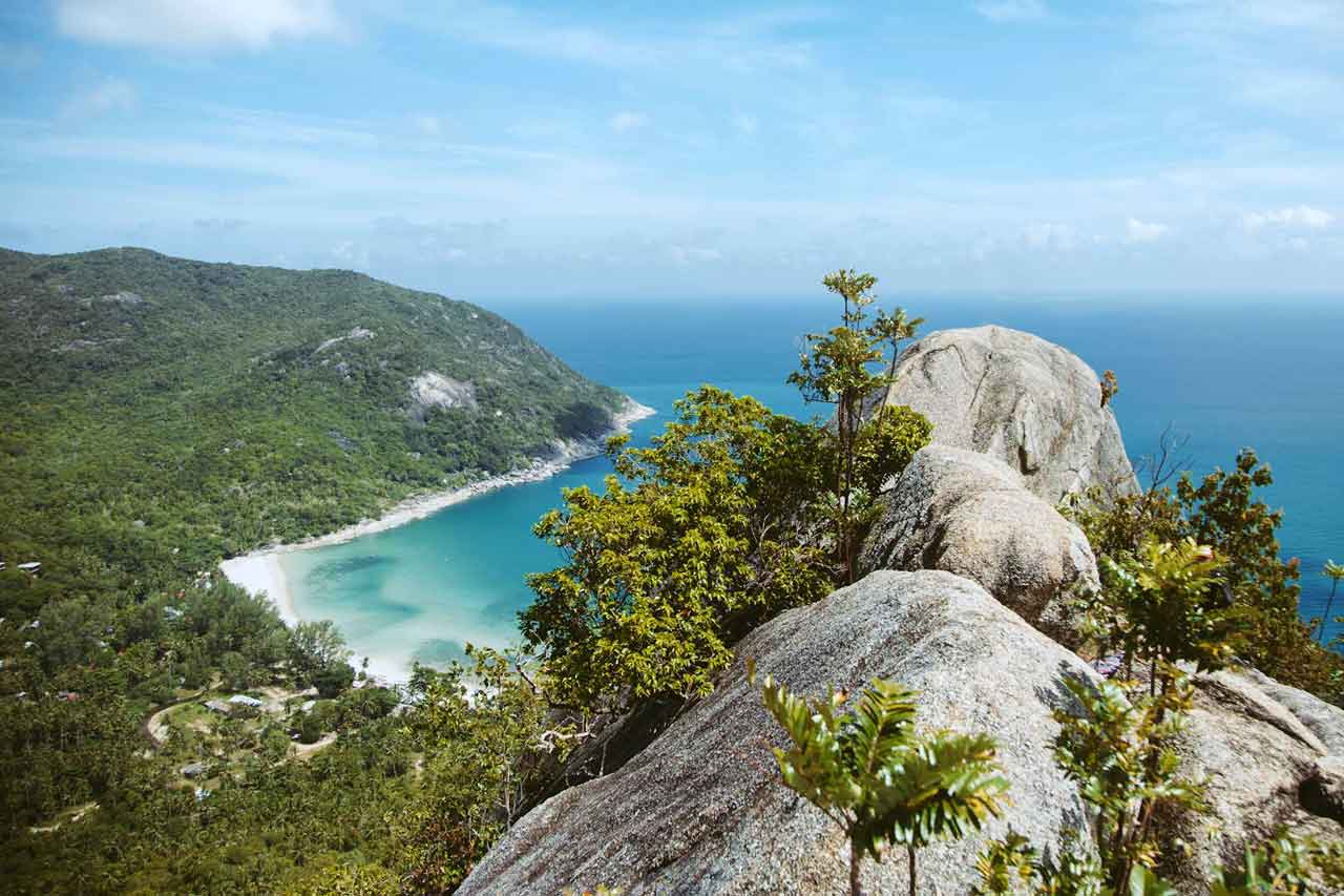 Bottle Beach viewpoint, Koh Phangan. Photo by Cottonbro Studio on pexels