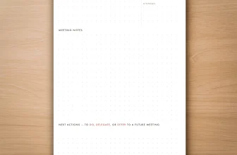 How to Have Productive Meetings + Free Meeting Notes Template