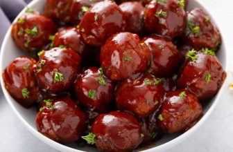 Easy Cranberry Meatballs – My Baking Addiction