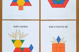 Free Printable Christmas Pattern Block Mats