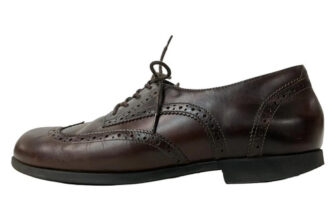 BIRKEN STOCK – Dark Brown Leather Women’s Shoes