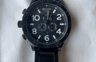 Nixon 51-30 Chrono – All Black Men’s Watch – A083-001-00 – Band Width: 25 mm