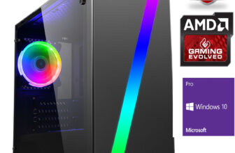 Ultra Fast AMD Dual Core 16GB 1TB Home Gaming PC Computer Seven RGB Windows 10