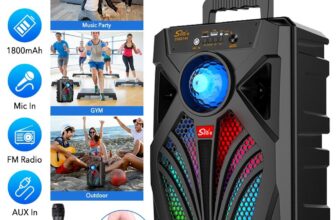 Portable Bluetooth Speakers FM Subwoofer Heavy Bass Party Sound System Karaoke