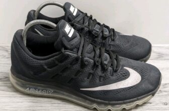 Nike Air Max 2016 Black Trainers Size UK 9